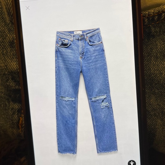 High waist jeans ZARA size 8 - Picture 7 of 7